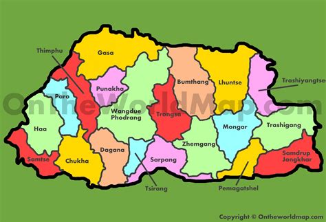 capital city of bhutan|bhutan capital map.